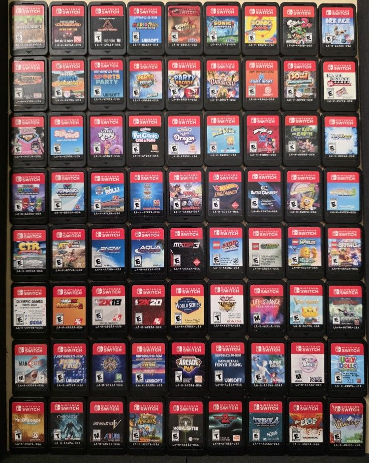 Nintendo Switch games(No Cases)