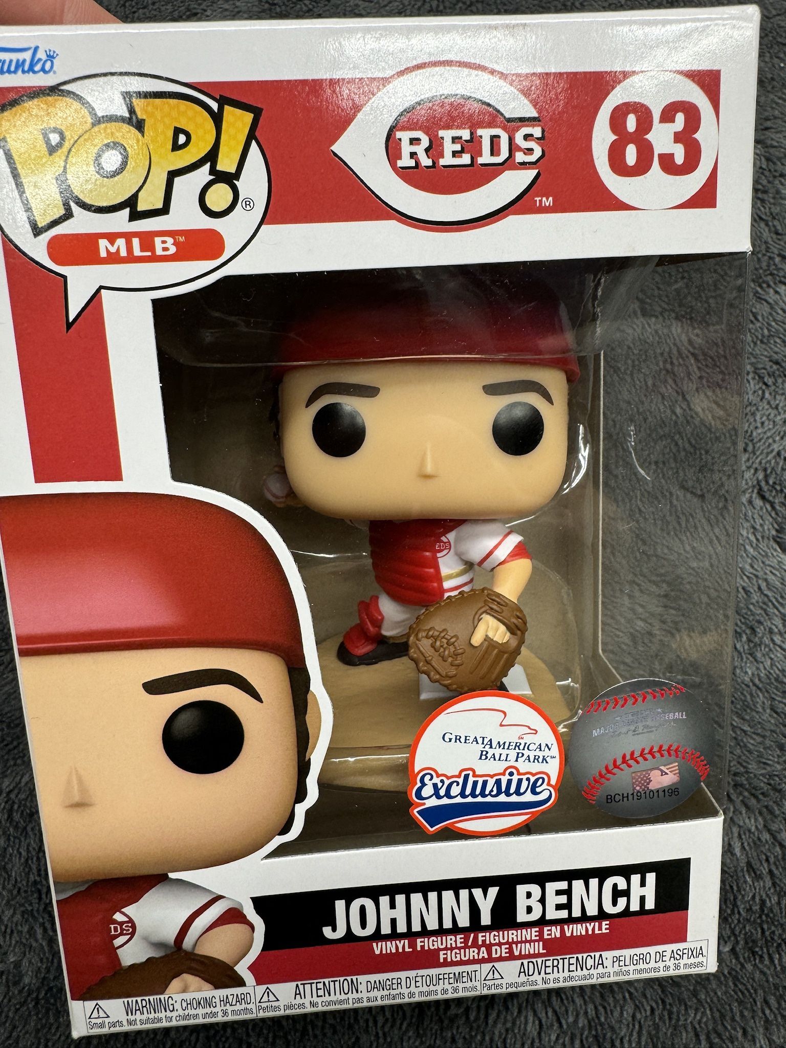NEW Johnny Bench Cincinnati Reds Funko Pop Figure, brand new in box!
