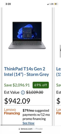 Black Lenovo Laptop 