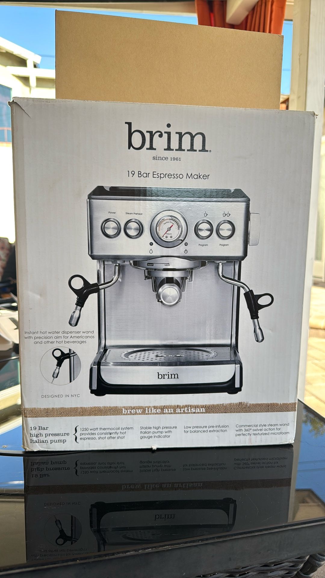Brim 19 Bar Espresso Maker