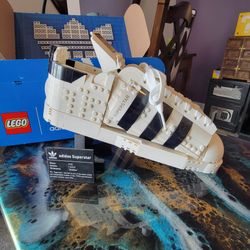 Lego Adidas  shoe.  Right sneaker ( assembled )