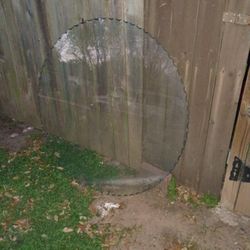 Glass Table Top Nice Curbed Eages 