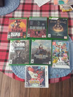 Xbox, Switch and DS games
