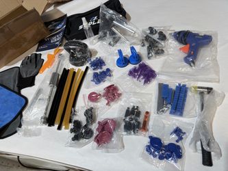 Paintless Dent Repair Kit with Glue Gun