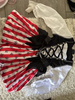 Girls Hallow Eves Pirate Costume