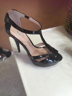 black heels