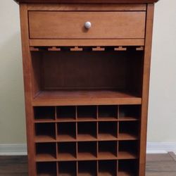 Antique Wooden Wine Rack