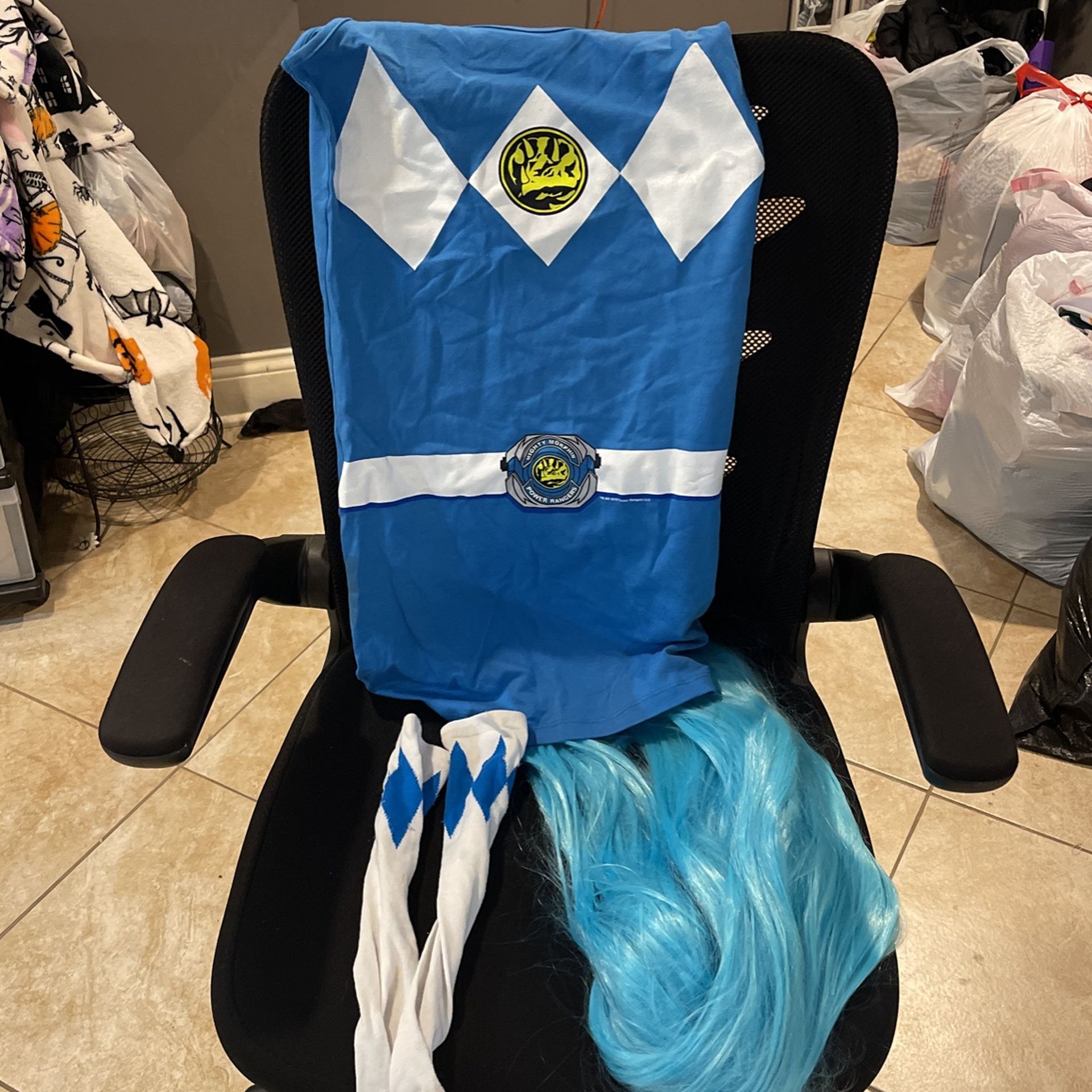 Halloween Blue Ranger Size L