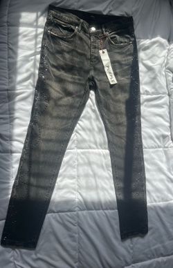 Purple jeans