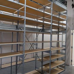 (8) 8' x 10 ' x 18" Double HD Shelf Systems w/ 16 Shelves