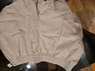 Beige Linen Fitted Sheet