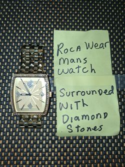 Rocawear men's watch vintage.. not working but could need battery. All sales final.