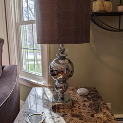 Two Matching Mirror Lamps