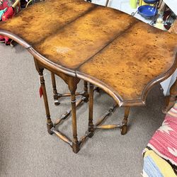 Antique fold out table
