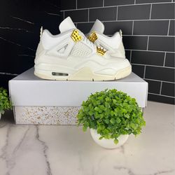 Vnds Jordan 4 Metallic gold size 8.5 women’s $180