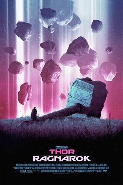 Marvel Thor: Ragnarok Limited Edition (1 of 170) Screenprint By Daniel Taylor (MONDO)