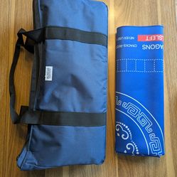 $40 Mahjong Set And Table Mat, New Never Used