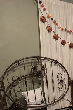 Iron Cherub Headboard & Footboard