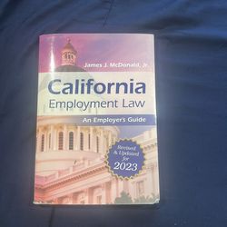 California Employment Law book
