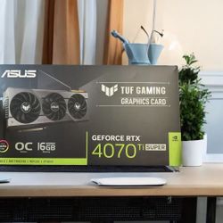 6571574 Asus TUF gaming Nvidia RTX 4070Ti super Oc 16gb 4.0 graphics card 