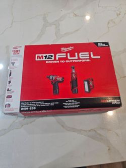 Milwaukee M12 FUEL 3-Tool Combo Kit — Factory Sealed (New) Model: 2401-23B