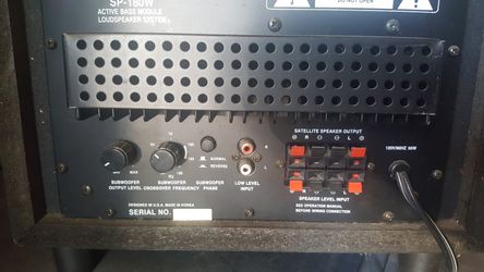 Polk Speakers and subwoofer