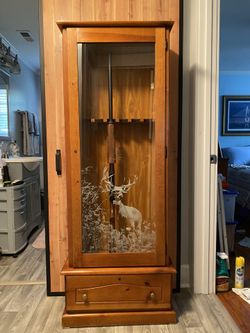 Scout 306 Gun Cabinet-solid Pine-6 Gun