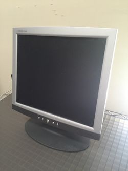 Flat computer monitor