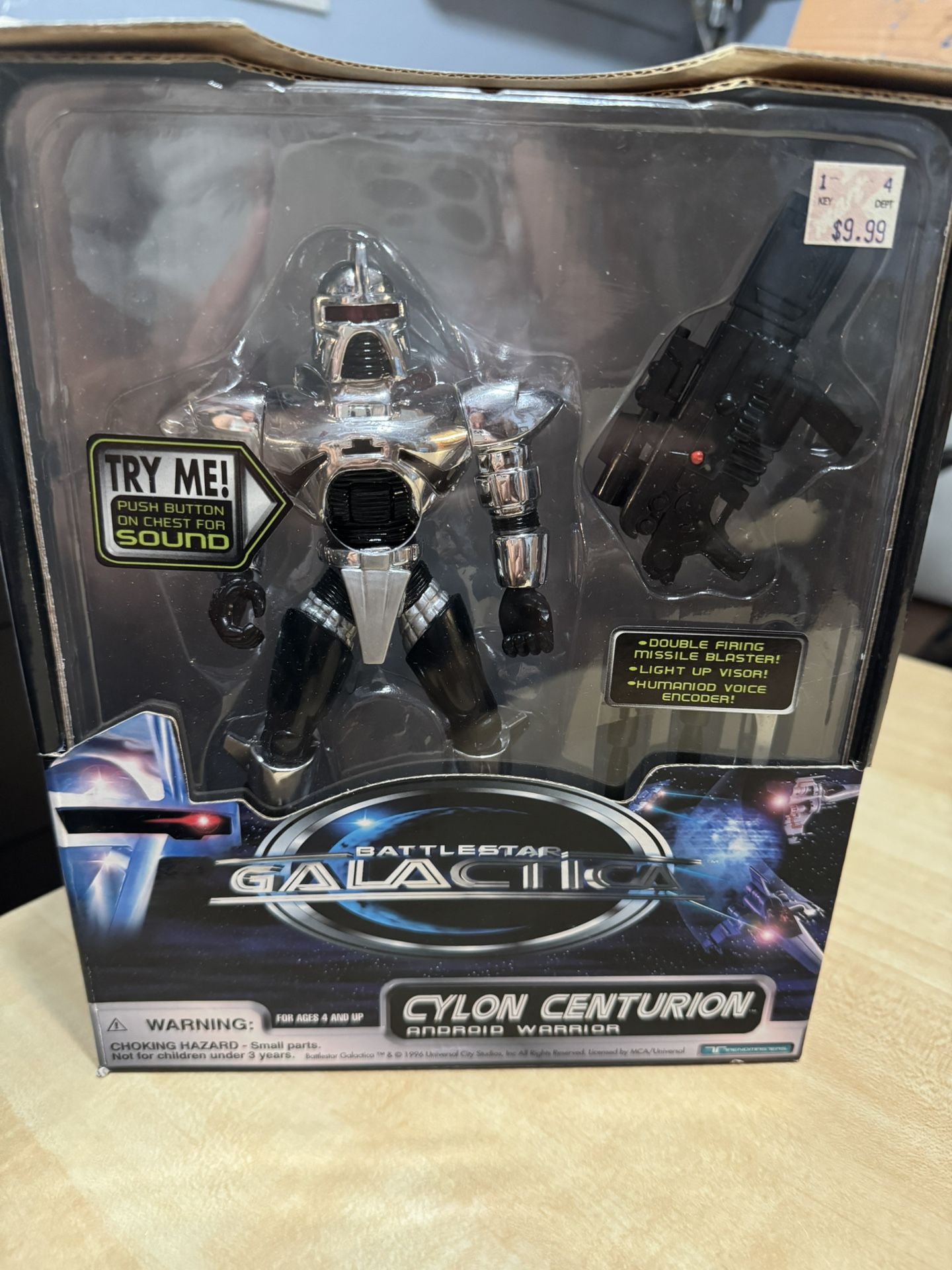 Vintage 1996 Trendmasters Battlestar Galactica Cylon Centurion Action Figure Sealed