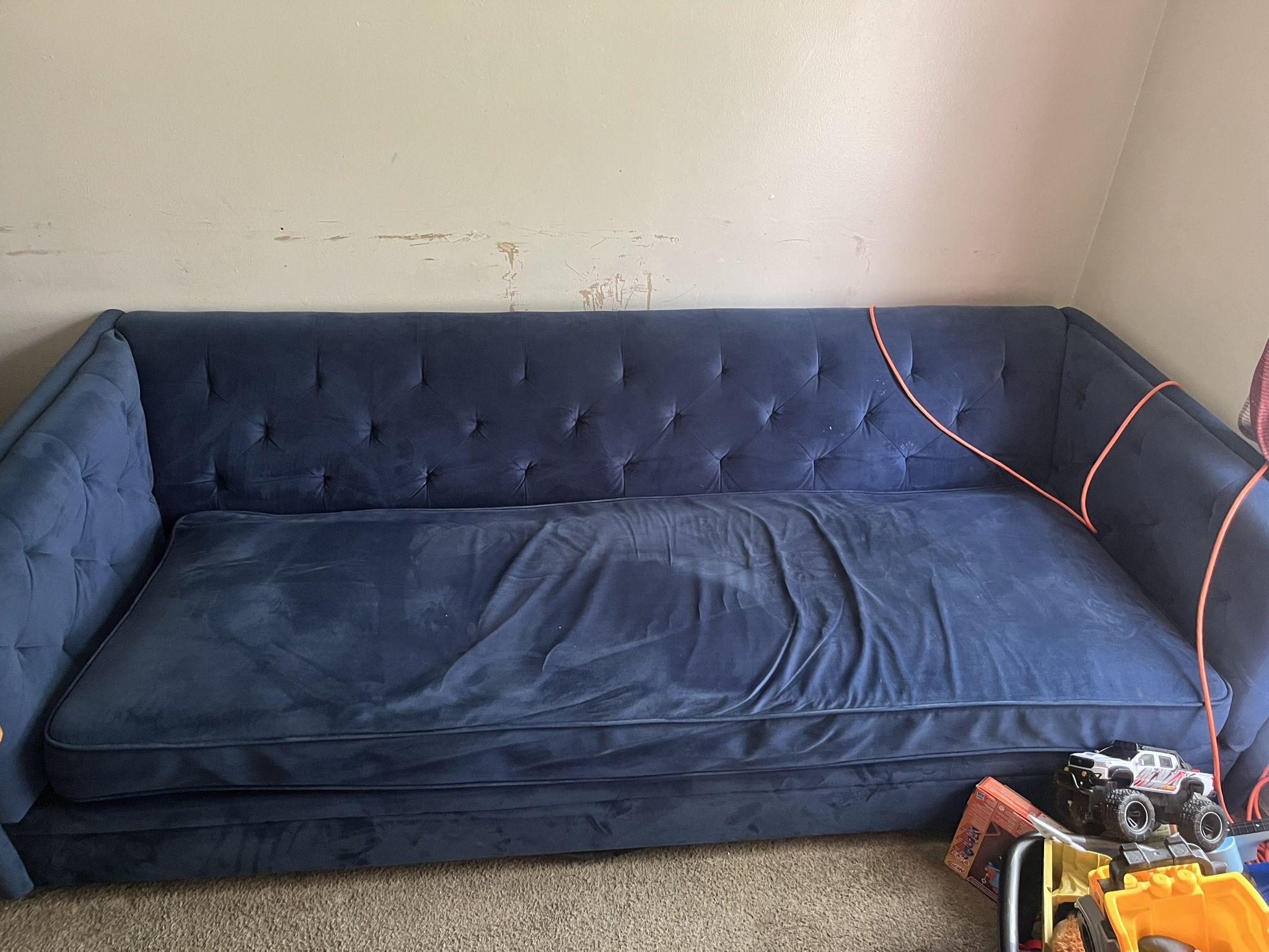 blue couch