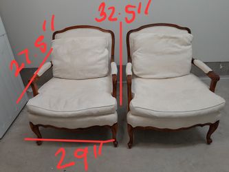 Pair of Lous XV Style Armchair