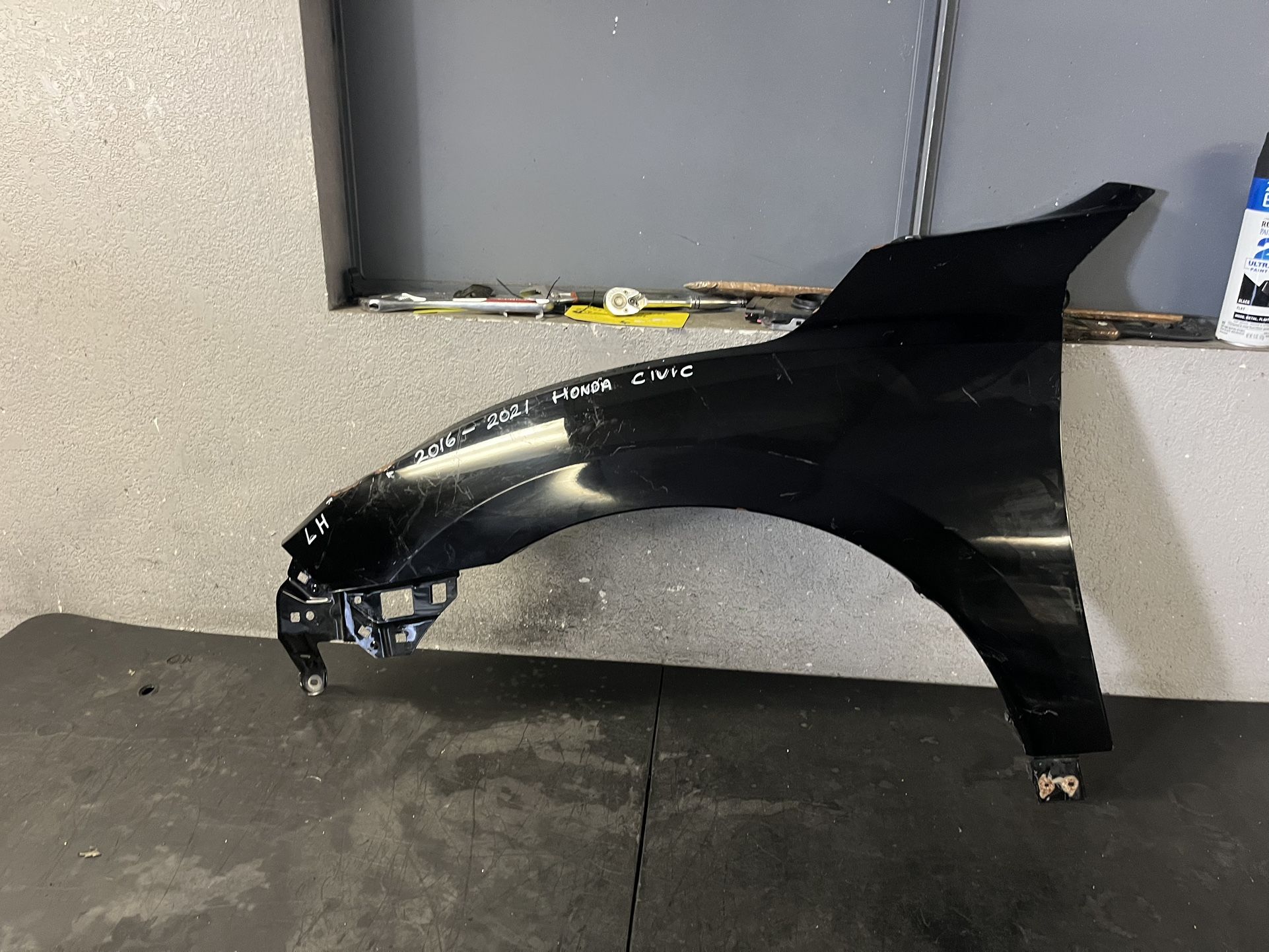 2016-2017-2018-2019-2020-2021 HONDA CIVIC LEFT FENDER OEM USED