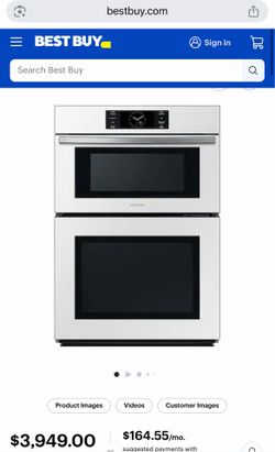 Samsung - BESPOKE 30" Built-In Electric Convection Combination Wall Oven with Microwave and Flex Duo - White Glass
