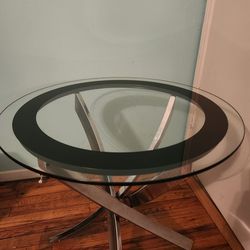 Glass coffee table