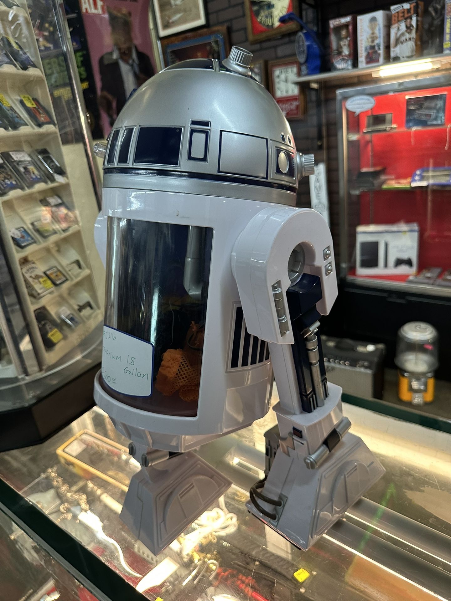 2008 Planet Pets Star Wars 20" R2D2 Fish Tank Aquarium 1.8 Gallon