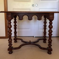 Lane Furniture Altavista Vintage Accent Console Table Solid Walnut