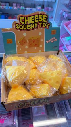 cheese squishy toy