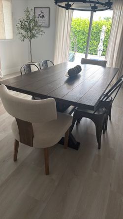 Dining table 6 chairs