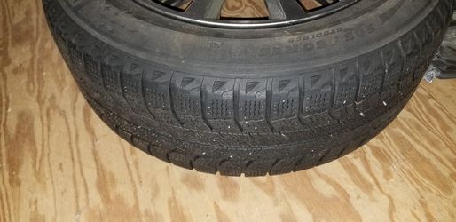 Micheline snow tyres and rim for priyus v along with the Tire cover