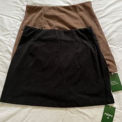 Halara Black And brown Skorts 