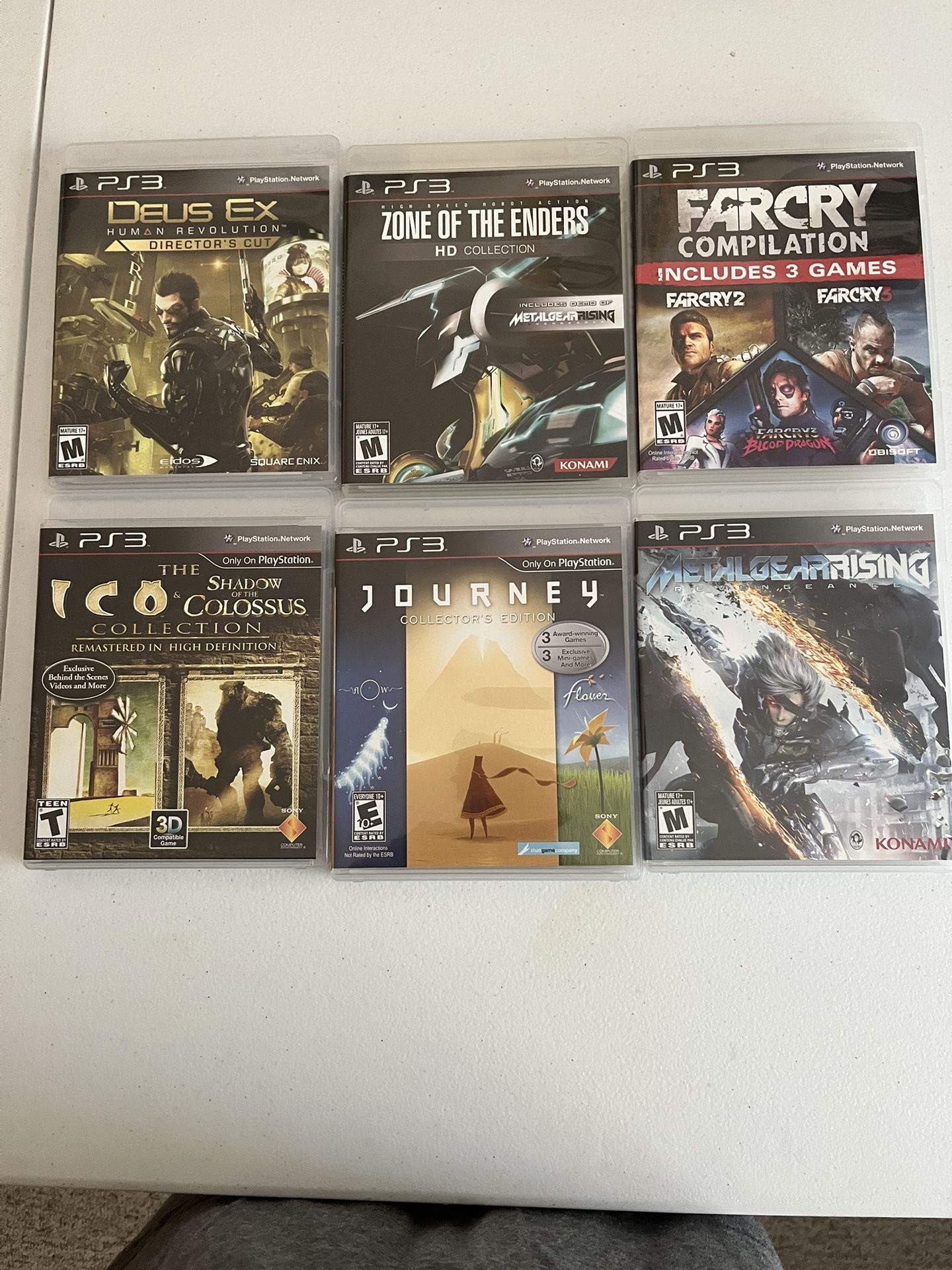6 PS3 Games (See Picture For Titles)