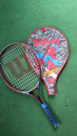 Wilson "Spider-Man edition" Tennis Racket & Cover