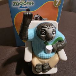 Flash Slothmore From The 2025 McDonald's Zootopia 2 Happy Meal Toy Collection