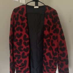 Saint Laurent YSL Heart Cardigan