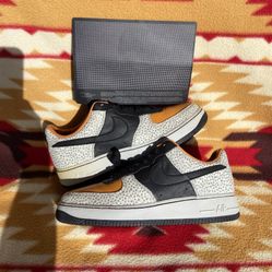 Nike Air Force 1 Supreme Safari (2008) Mens 9 Used 