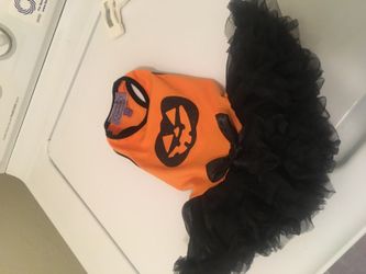 Size small dog dress Halloween outfit