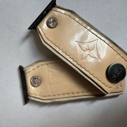Sparkl Apple Watch band made from authentic Louis Vuitton purses