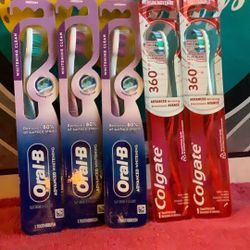 5-toothbrush All For $10