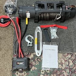 Rugged Ridge Trekker 12 12,500pd Rope Wireless Winch