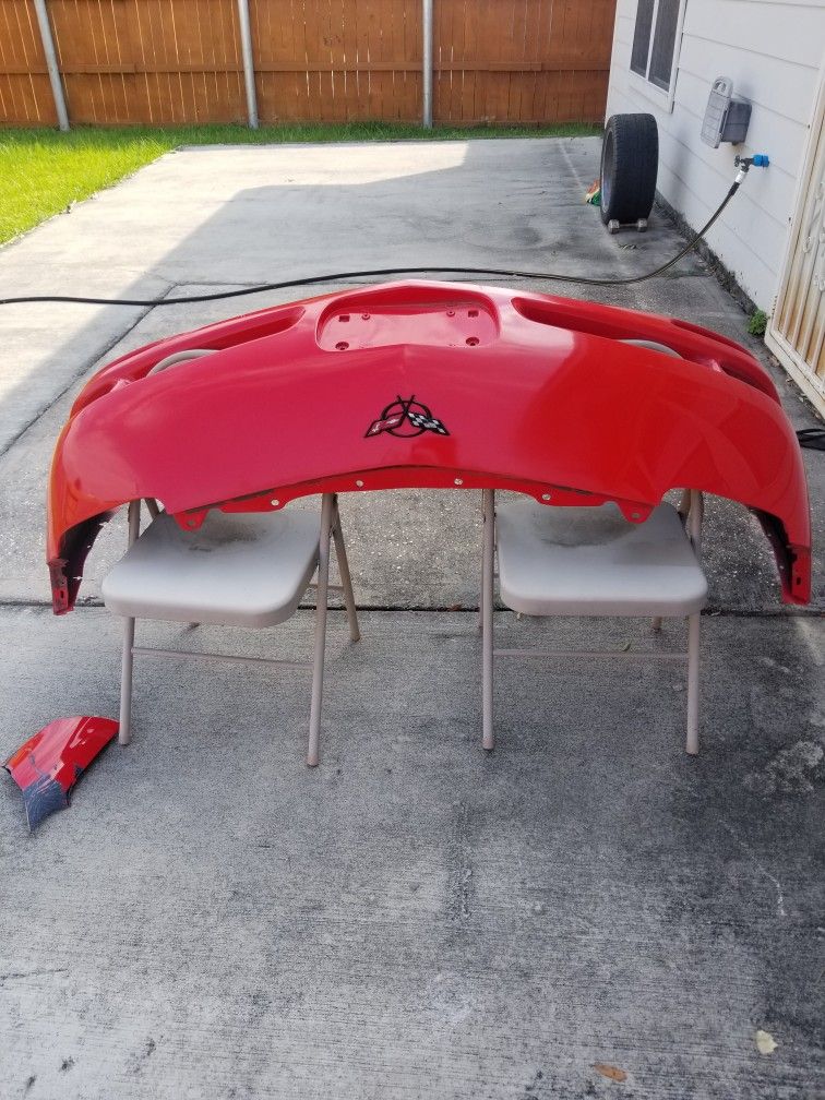 Corvette C5 Front Bumper Torch Red